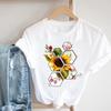 (Asian Size) T Shirt Fashion Women sweet watercolor butterfly trend Clothing Casual Top Short Sleeve Tee Print Lady Female Graphic T-shirts