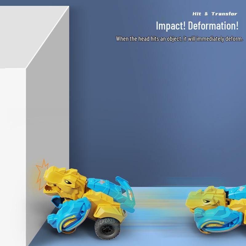 Dinosaur Deformation Toy Car for Kids Ages 3-6 - Popular Small Gift