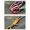 Handmade Paracord Woven Bottle Hook Buckle Outdoor Hiking Camping Tactical Multi-function Sling Carabiner Backpack Accessories 4
