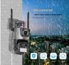 P11 Dual Lens 4G WiFi PTZ Outdoor Surveillance Camera with Dual Antennas and Dual Screens