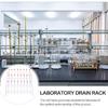 Laboratory Beaker Drying Holder Draining Rack for Test Tubes and Glassware Organization and Practical Drying for Labs