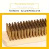 2pcs Heavy-Duty Copper Wire Brush Set-Effective Brush with Sturdy Handle for Paint Scrubbing Removing Unfinished Metal Etc