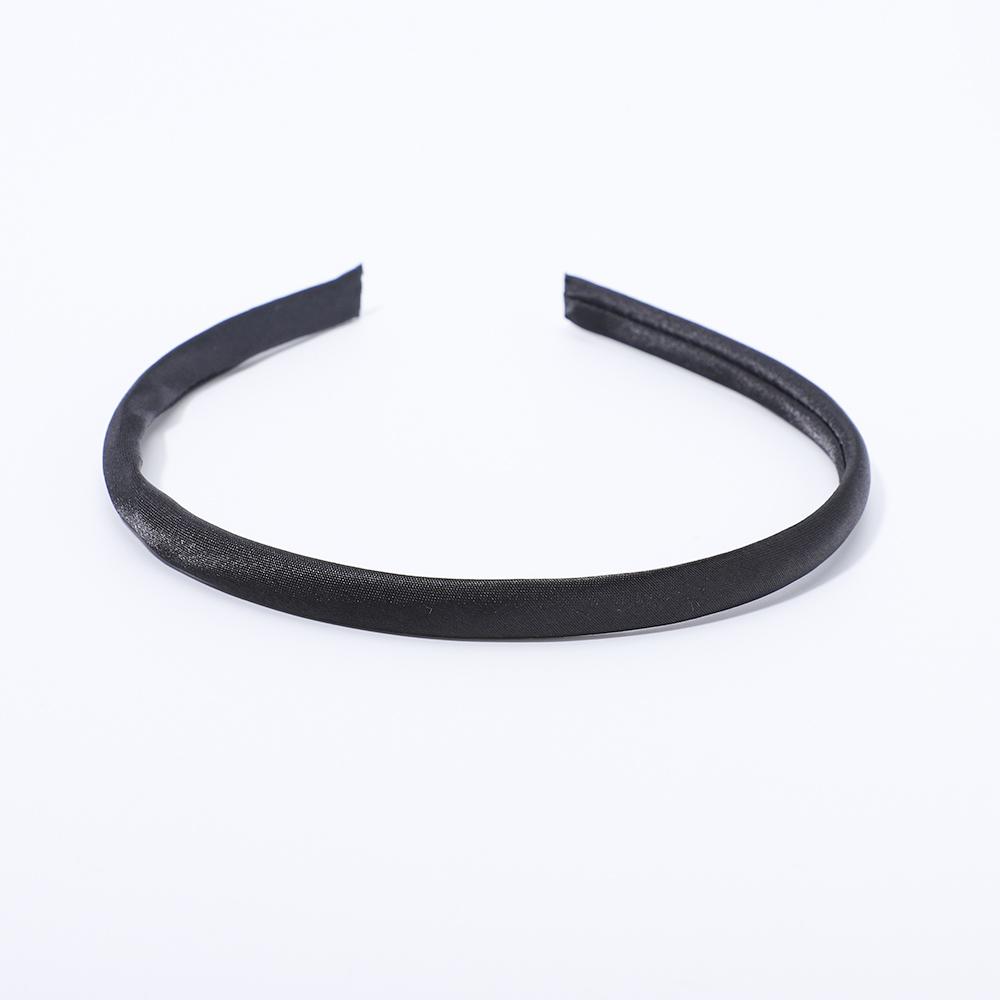 High Quality DIY Satin Covered Headbands Solid Fabric Resin Hair Band Plastic Hairbands Girls Hair Headband for Women