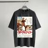 Japanisches Dirty Harry Clint Eastwood T-Shirt Hip Hop Gewaschene Baumwolle Harajuku T-Shirt Mode Herren Damen Streetwear