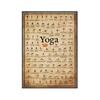 Esercizio a casa Palestra Yoga Ashtanga Grafico Posa Salute Poster Wall Art Canvas Pittura Yoga Stampa Soggiorno Decorazione della parete di casa