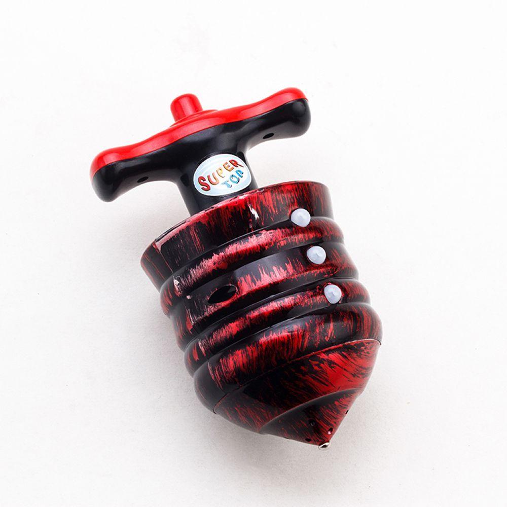 Toy Spinning Top Laser Color Colorful Music Gyro Music Gyroscope Spinning Gyro Imitation Wood Gyro
