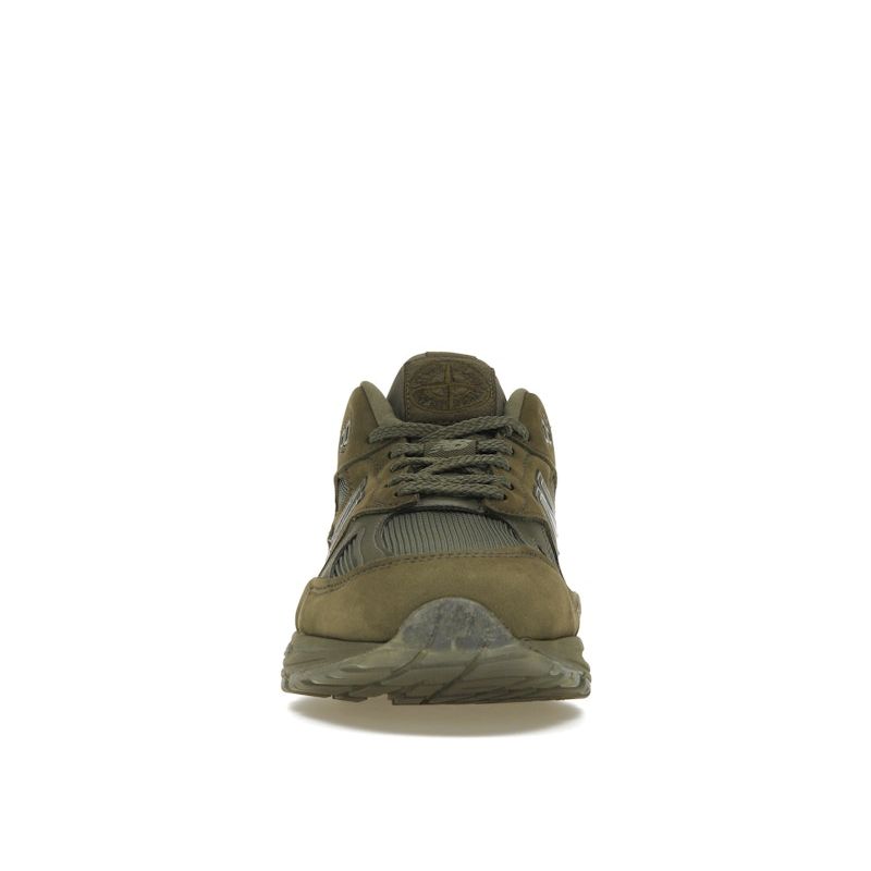 Stone Island X New Balance 991v2 Made In England Ghost Pack - Military Green Unisex Sneakers U991SC2