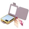 Makeup Mirror Case For Galaxy Z Flip7 Flip6 Flip5 4  lipAll-Inclusive Protection Handheld Scrave Hand Strap Flip Foldable Cover