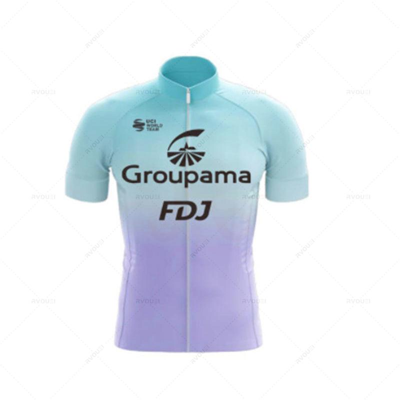 Fdj Team Cycling Jersey Set for Men, Cycling Clothing, MTB Bike Clothes, Uniform, Bicycle Suit, New, 2026