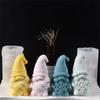 Christmas Dwarf Mold Gnome Silicone Candle Mold DIY Xmas Ornament Supplies Plaster Resin Soap Making Chocolate Ice Baking Tools