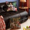 European Victorian Royal Court Ladies Pillow Case Bedroom Sofa Living Room Backrest Decoration Square Cushion Nap Time