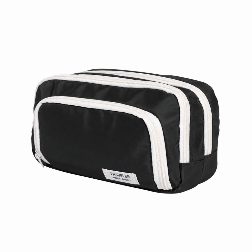 Large Capacity Pencil Case Multi Layer Compartment Stationery Box Simple Pen Case Student Supplies