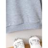 European Sizes Cute Cartoon Dog Print Pattern 0-3 Years Old  Kid Comfortable Spring Thin Round Neck Sweatshirt Suitable for Outdoor Wear