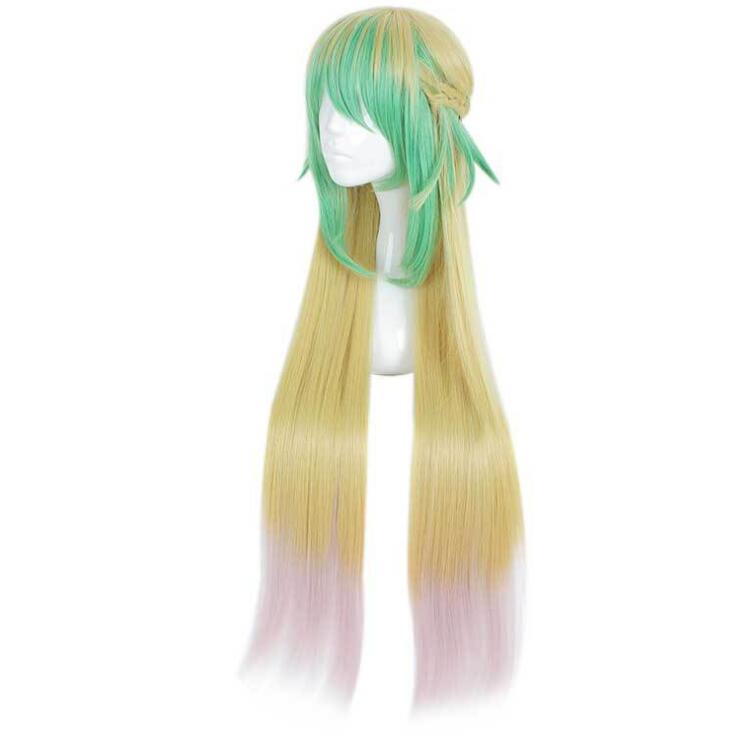 

Парики для Хэллоуина Fate Grand Order Archer Atalanta Длинный парик Косплей Костюм Fate/Apocrypha Женские термостойкие парики из синтетических волос One Size зелёный