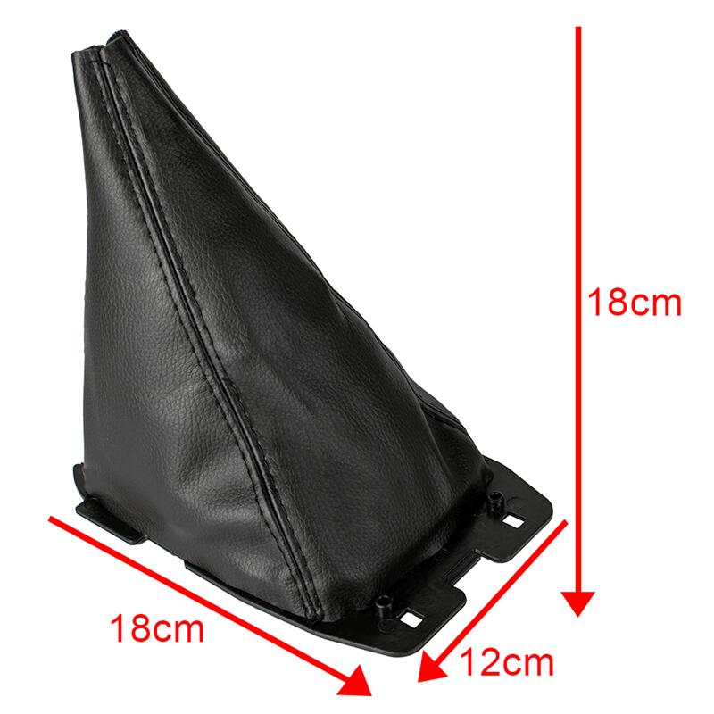 För Ford Ecosport 2013 2014 2015 2016 2017 2018 Manuell Växellådsspaksknopp Damask Stövelskydd Fodral Krage Bilstyling Tillbehör