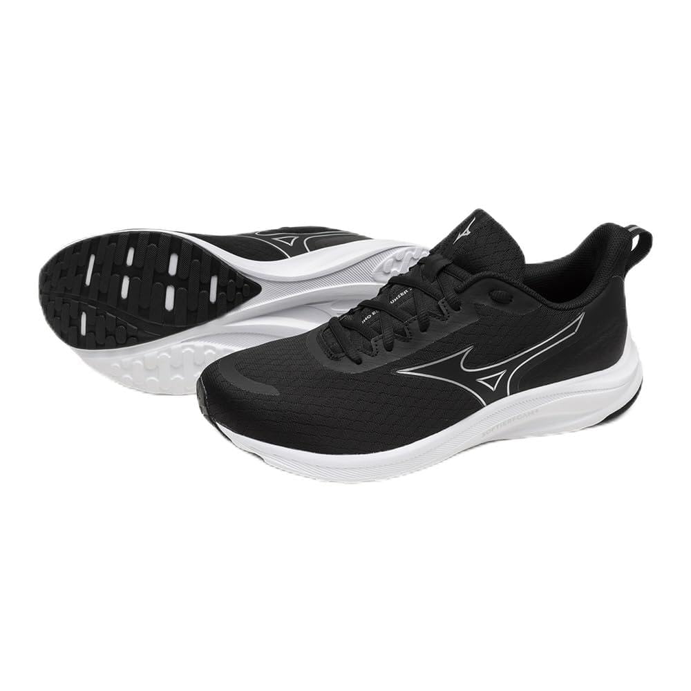 

Mizuno Кроссовки для бега Esperanza 2 4E, Бег трусцой, Тренировки, Спорт, В помещении, Для поездок на работу, Школа, Упражнения, Черный/Серебристый, 26.5 см,