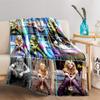 Colorful Pop Art Portrait Blanket for All Seasons Blanket Lunch Break Throw Gift