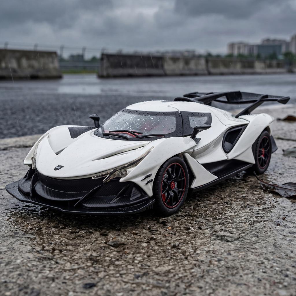 1:24 Apollo IE Intensa Emozione Hypercar Alloy Sports Car Model Diecast Metal Track Racing Car Vehicles Model Simulation Present