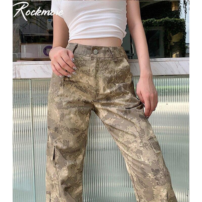 Buy Rockmore Vintage Camo Pants Women 