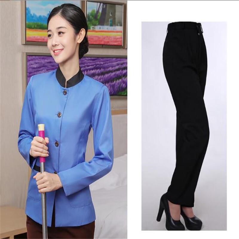Unisex Cleaning & Work Uniform Set L-4XL синий