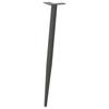 Vidaxl Nogi Do Stolika Kawowego, 4 Szt., Antracyt, 72-73 Cm, Stal