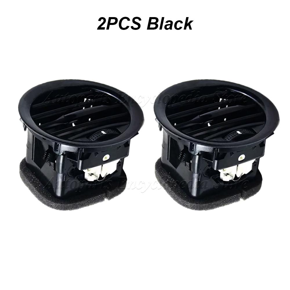 13417363 Für Opel Corsa D Adam Schwarz/Chrom Armaturenbrett Lüftung Klimaanlage Auslass 13365420 2201099 Auto Innenraum Lüftungsgitter