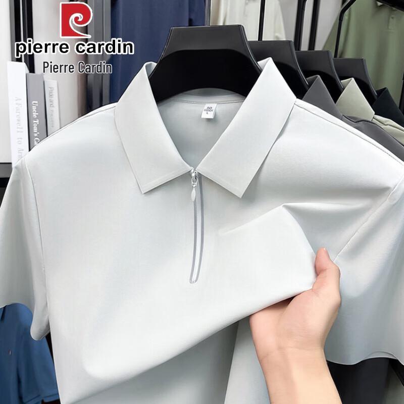 Pierre Cardin Men s Half-Zip Breathable Polo Shirt 4XL