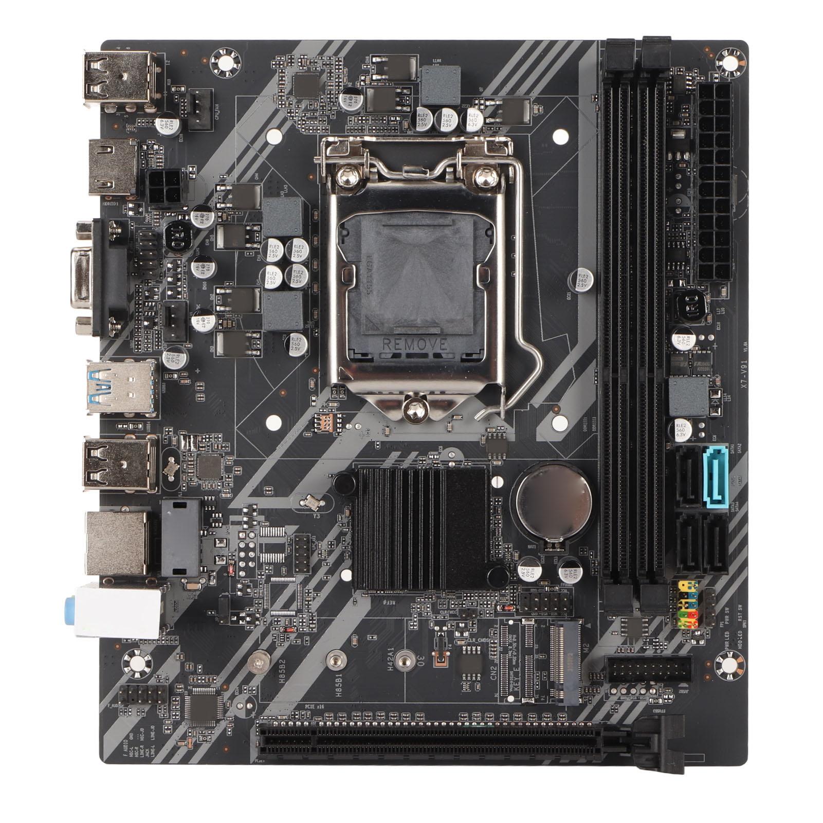 

Материнська плата DDR3 Двоканальний PCIe X16 SATA3.0 DDR3 4 USB2.0 2 USB3.0 3 фази живлення LGA 1155
