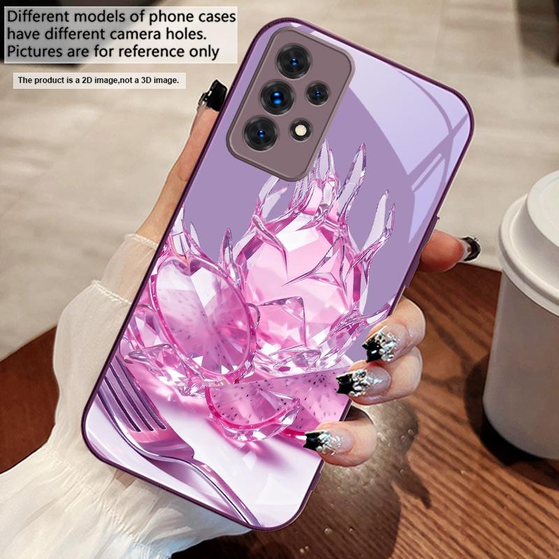 Familiar Dragon Fruit For Samsung A73 72 71 A70 56 55 54 A53 52 51 50 42 A35 A34 33 32 31 26 25 24 23 22 30 Glass Phone Case