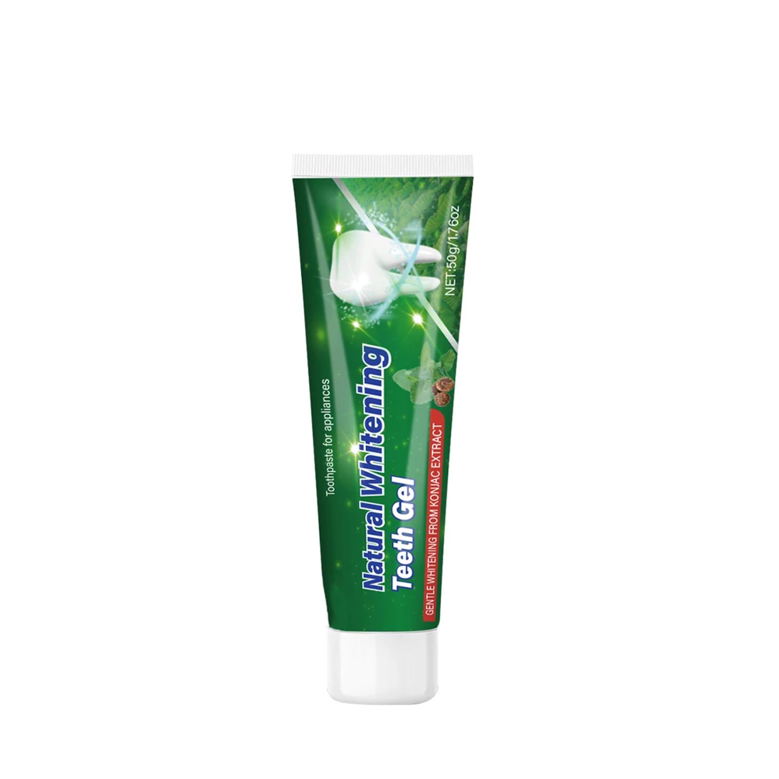 

Yellow Teeth Stain Remover Toothpaste 50g, Gentle Whitening & Fresh Breath Formula, Daily Brightening Oral Care 1PC