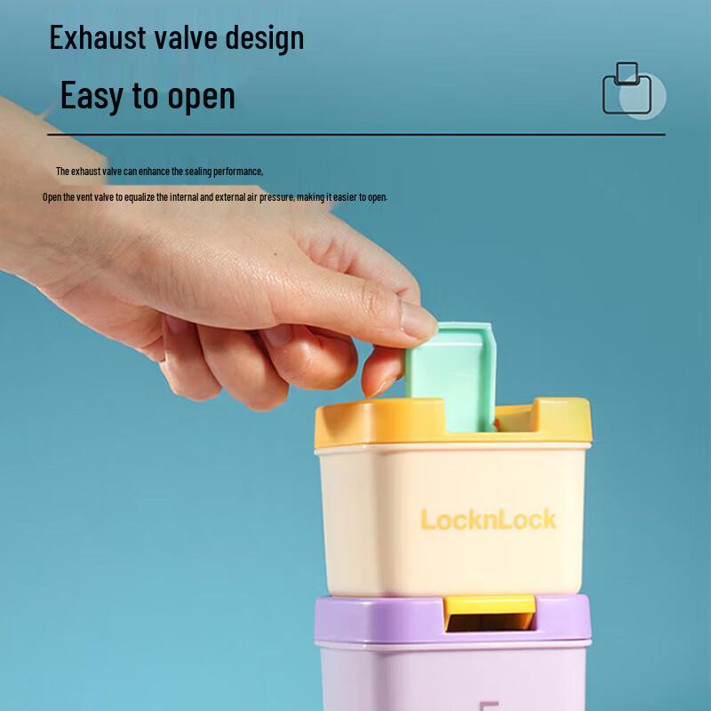 LocknLock Playful Airtight Canister 5-Piece Set