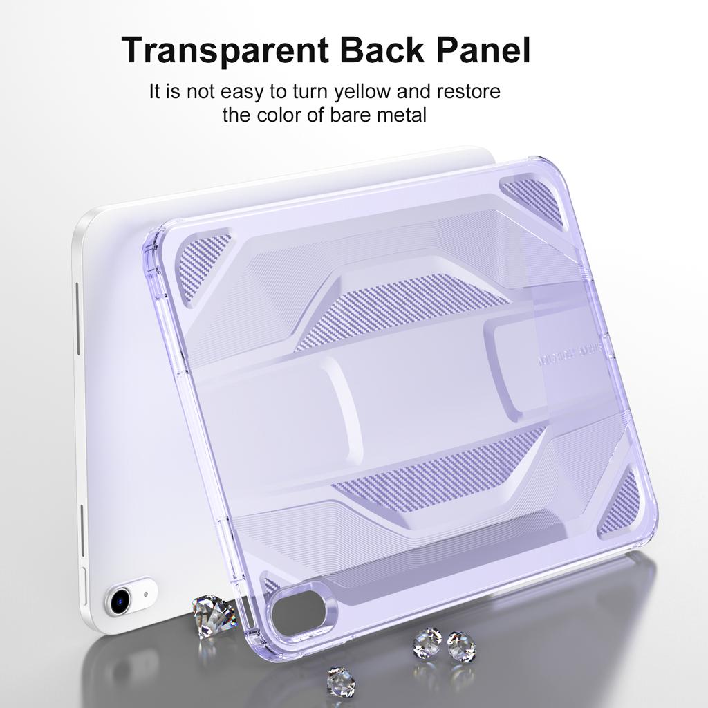 For iPad (2025)/iPad 10.9 (2022) Case Anti Drop Clear TPU Tablet Cover
