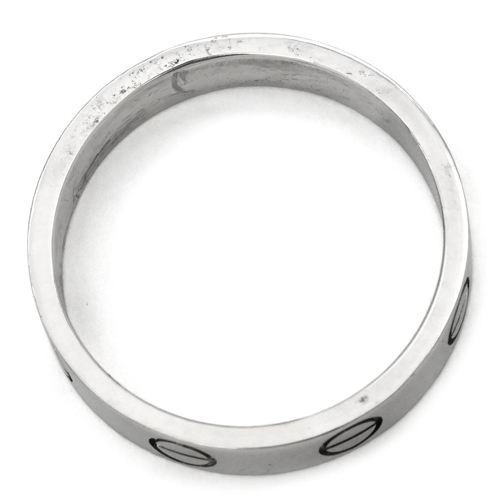 Cartier B4085100 Love LOVE Mini Love ringRing Ring K18WG #9.5(JP Size) Array