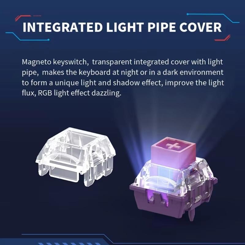 Quiet Metal Plastic Magnetic Switches for Magnetic Gaming Keyboards Swithes Enhances Durability For Office Use And Gaming