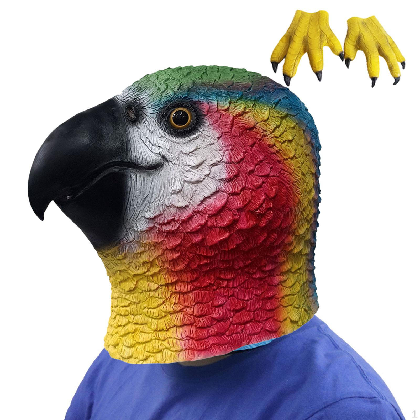 

Перчатки Когти Попугая Полная Голова для Декора Карнавал Косплей Мероприятия Вечеринка