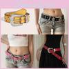 Punk-Stil Tier-Element PU-Ledergürtel mit Legierungs-Schnalle für Festival-Mode