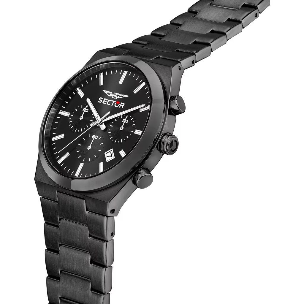 Sector C300 Chronograph Stainless Steel Black Dial Quartz R3273301005 Men's Watch