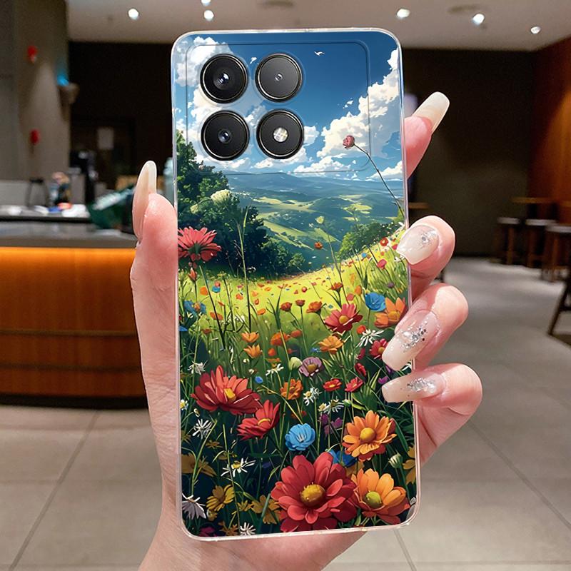 

Case For Xiaomi Redmi K70 K70pro K70E Poco F6 Pro 5G Luxury Cute Cool Boys Girls Cover Transparent Silicone Soft TPU Phone Cases Redmi K70