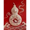 DIY Gourd Pearl Art Painting for Home Wall Decor Pearl Gem Paintings Picture Arts Craft  for Adults/Beginners Gift Idea Home Decor Without Frame