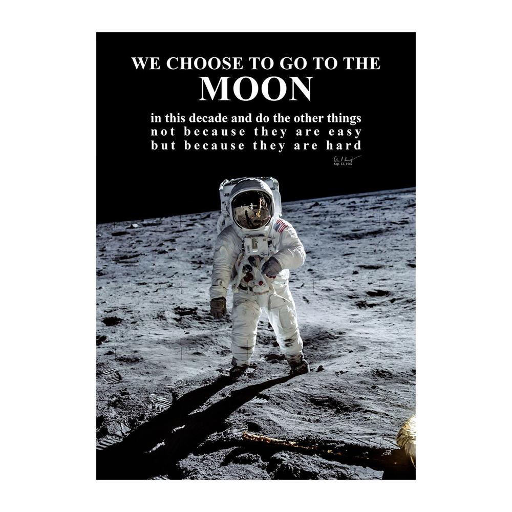 Astronaut Drinks Beer on The Moon While Watching The Earth Being Destroyed Canvas Painting Posters Prints Living Room Wall Art Pictures