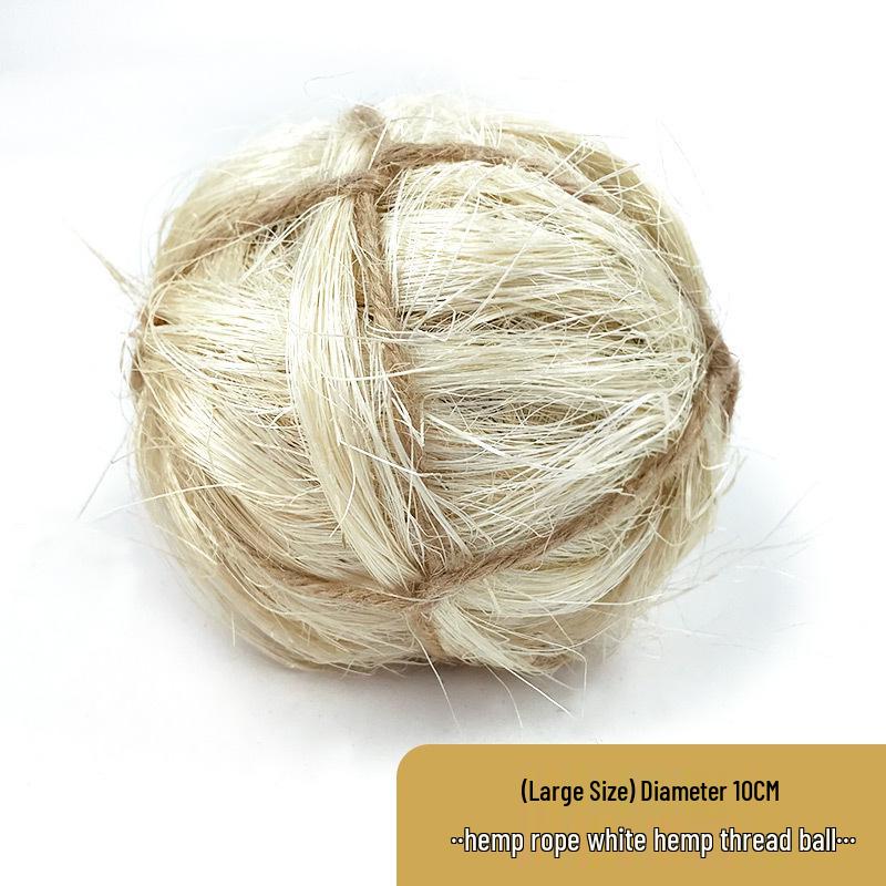 Hand-Woven Straw Chew Ball for Small Pets: Alleviates Boredom in Rabbits, Chinchillas & Guinea Pigs
