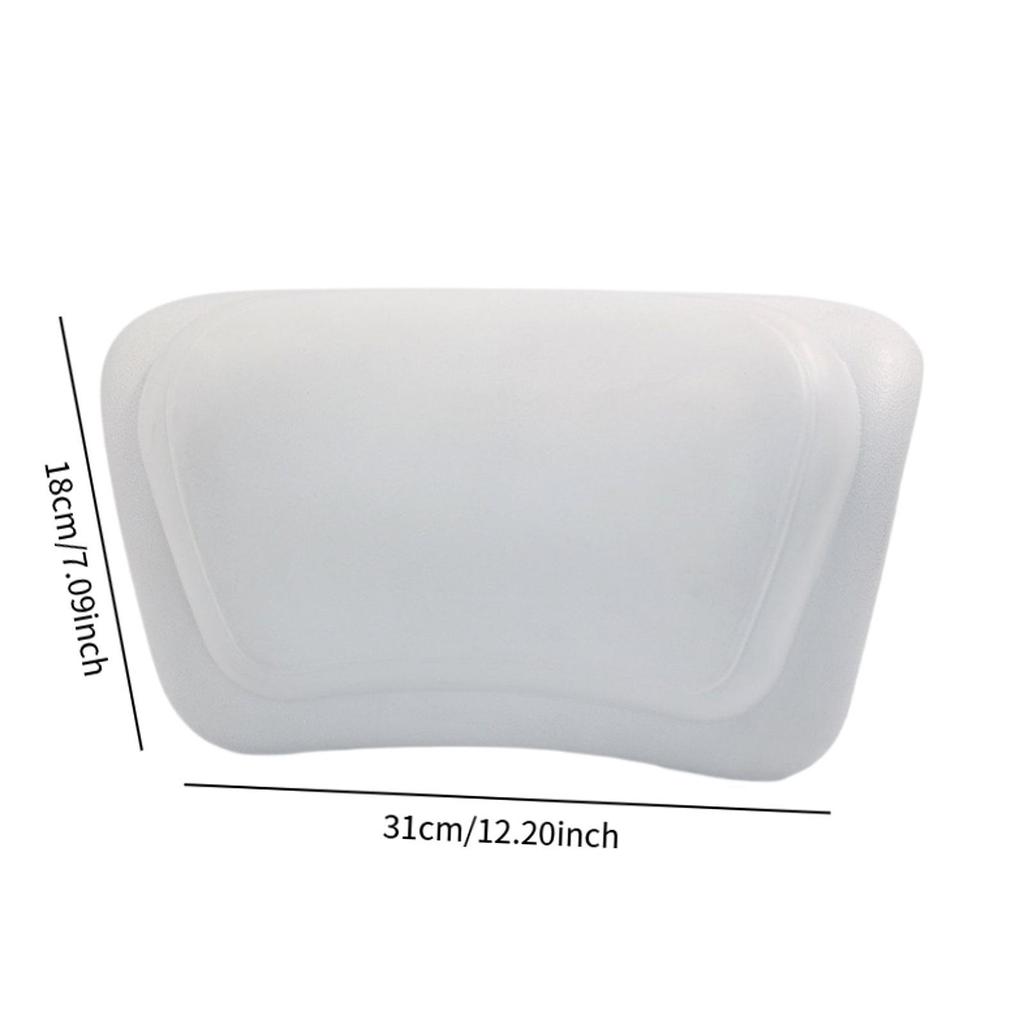 Bathtub Pillow Headrest Multifunction Soft Compact Waterproof Space Saving