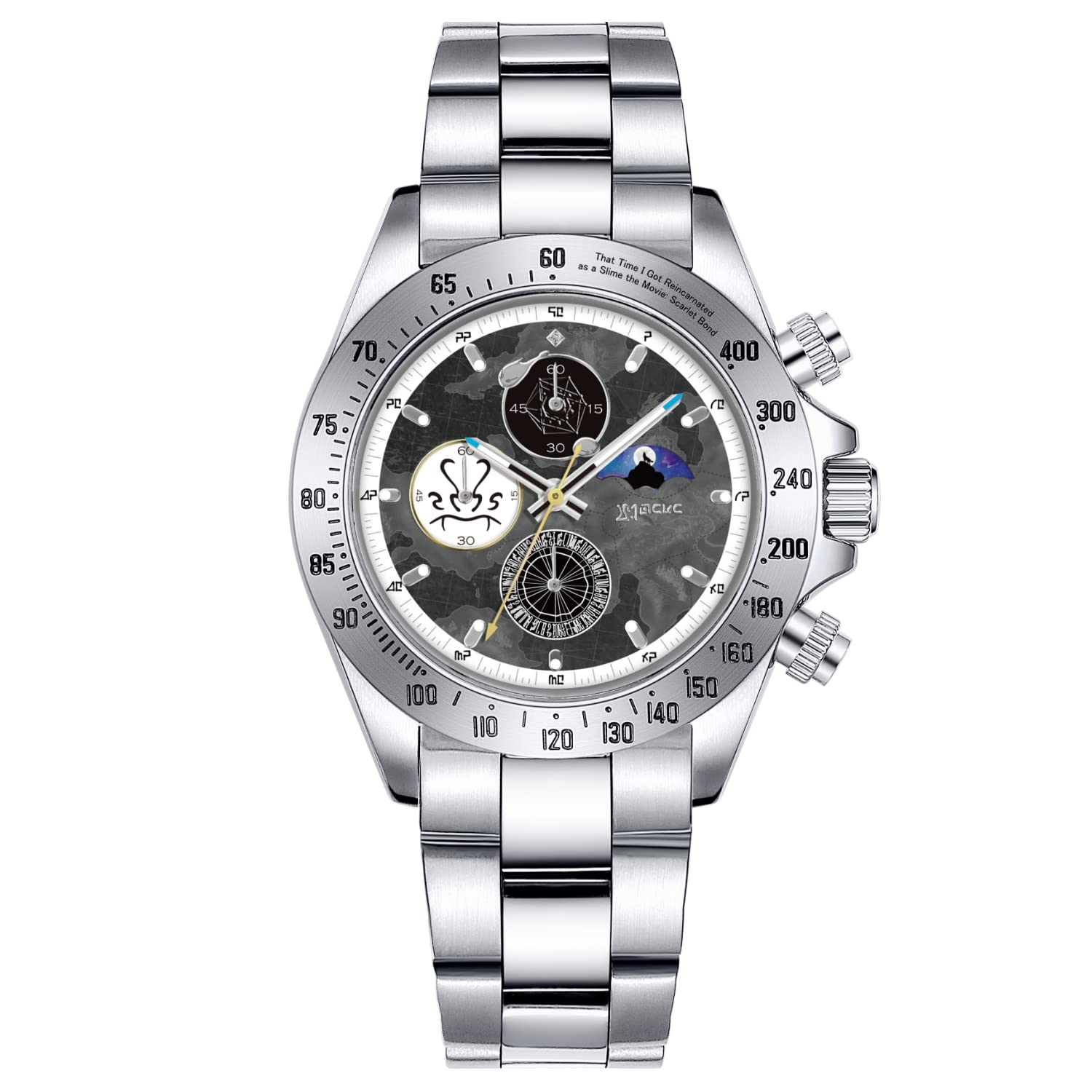 

FANTASY NAVI Часы-хронограф «Я переродился слизью» [That Slime] & [Аниме Коллекция] (Римуру силуэт)