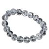 Hongchu Crystal Natural White Crystal Azeztulite Bracelet White agate bracelet with round beads