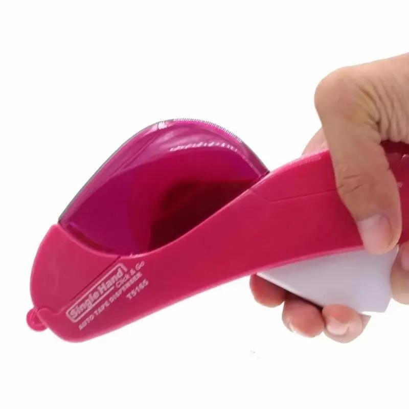 1 Stück automatischer Klebebandabroller, handgehaltener One-Press-Cutter für Geschenkverpackungen, Schrott, Buchung, Bucheinband