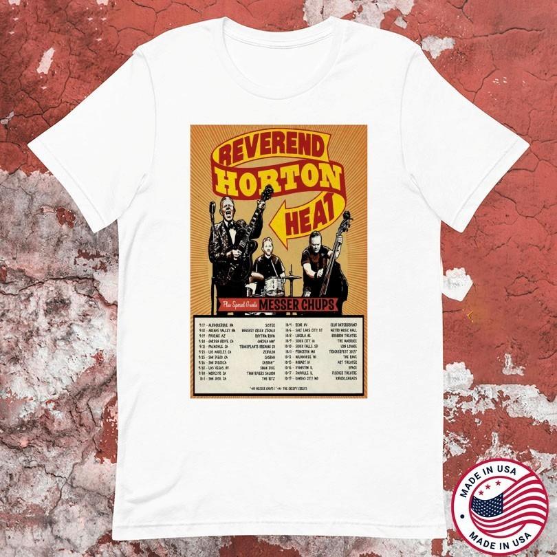 

Футболка The Reverend Horton Heat Messer Chups Tour Все размеры от S до 5XL UR360 Унисекс S