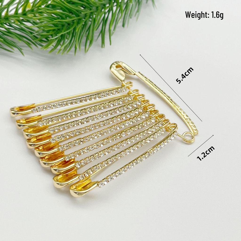 Pants Waist Pin & Brooch: Prevent Exposure, Decorate, Secure Headscarves, Tighten Waist, Cardigans – Popular in Southeast Asia for Women