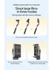 A6 Phone Stabilizer: Single-Axis Gimbal with Fill Light & Bluetooth Selfie Stick for Travel Vlogging