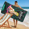 JoJo's Bizarre Adventure: Stardust Crusaders Beach Towel Outdoor Camping Portable for Travel Seaside Outdoor Pool Towel Absorbent Bath Towel Fashion