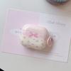 ins Korean small floral bow is suitable for airpods4 earphone cover pro3 new airpodspro2 protective cover 3rd generation Apple wireless bluetooth